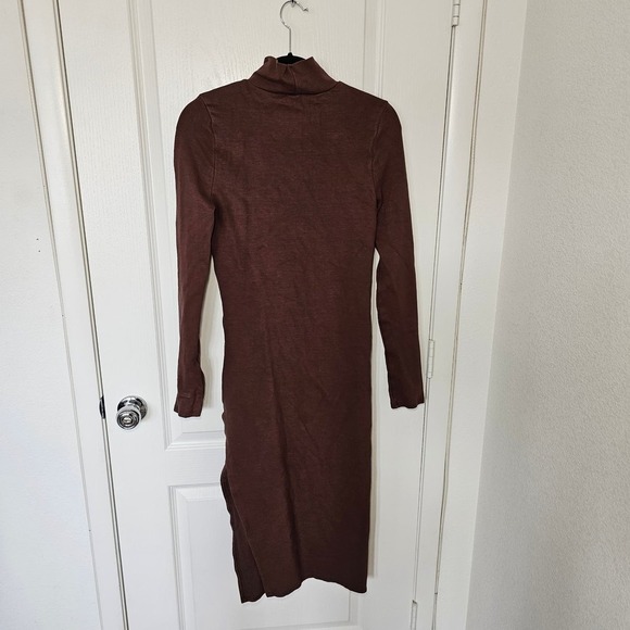 LPA Charlotte Chocolate Brown Dress size Medium - Picture 7 of 7